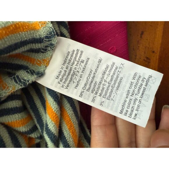 Madewell Audio Stripe knot front tank Medium - Picture 5 of 5